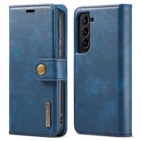 DG.MING 38327 DG.MING Peněženkový obal 2v1 Samsung Galaxy S22 5G modrý