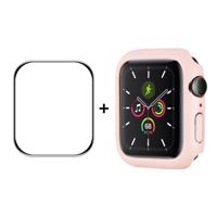 ENKAY 35669 ENKAY Plastový kryt s ochrannou fólií pro Apple Watch 9 / 8 / 7 (41mm) růžový