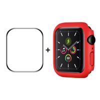 ENKAY 35671 ENKAY Plastový kryt s ochrannou fólií pro Apple Watch 9 / 8 / 7 (41mm) červený