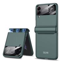 GKK 48054 GKK MAGNETIC Plastový obal Samsung Galaxy Z Flip4 5G tmavě zelený