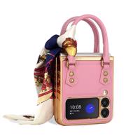GKK 48084 GKK HAND BAG Ochranný obal Samsung Galaxy Z Flip 3 5G růžový