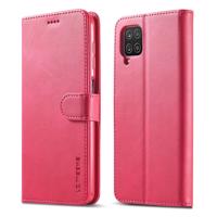 IMEEKE 28656 IMEEKE Peňaženkový kryt Samsung Galaxy A12 / M12 růžový