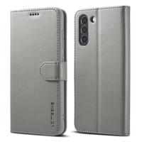 IMEEKE 32016 IMEEKE Peňaženkový kryt Samsung Galaxy S21 FE 5G šedý