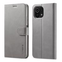 IMEEKE 32091 IMEEKE Peňaženkový kryt Xiaomi Mi 11 Lite / 11 Lite 5G / 11 Lite NE 5G šedý