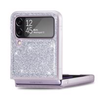 JSM 48183 JSM GLITTER Ochranný obal Samsung Galaxy Z Flip4 5G stříbrný