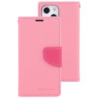 MERCURY 53837 MERCURY FANCY Peněženkový obal Apple iPhone 14 Plus světle růžový