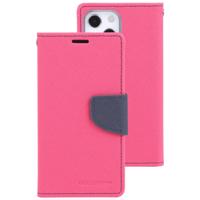 MERCURY 53842 MERCURY FANCY Peněženkový obal Apple iPhone 14 Plus tmavě růžový