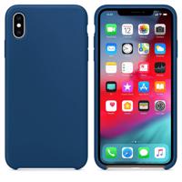 PROTEMIO 12131 RUBBER Silikónový obal Apple iPhone XS Max modrý