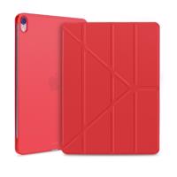 PROTEMIO 12506 LEATHER zaklapovací obal Apple iPad Pro 11 (2018) červený