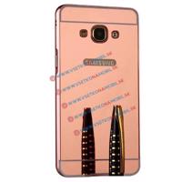 PROTEMIO 2711 Ochranný zrcadlový obal Samsung Galaxy J3 2016 růžový (metallic)