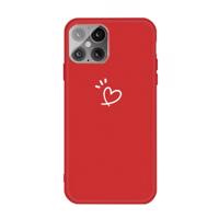 PROTEMIO 30968 CUTE Silikonový obal Apple iPhone 12 mini červený