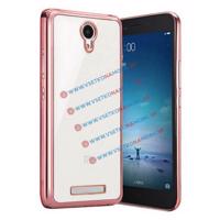 PROTEMIO 3430 METALLIC Silikonový obal Xiaomi Redmi Note 2 růžový