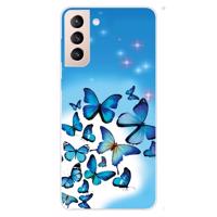 PROTEMIO 36401 ART Silikonový kryt Samsung Galaxy S22 Plus 5G BLUE BUTTERFLY
