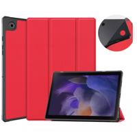 PROTEMIO 37542 LEATHER Zaklápěcí obal Samsung Galaxy Tab A8 (SM-X205 / SM-X200) červený