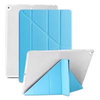 PROTEMIO 39208 LEATHER Zaklápací obal Apple iPad Pro 12.9 (2015 / 2017) modrý