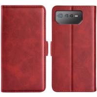 PROTEMIO 50725 SIDE Peněženkové pouzdro pro Asus Rog Phone 6 červené