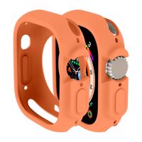 PROTEMIO 51381 TPU HALF COVER Obal pro Apple Watch Ultra 1 / 2 49mm oranžový