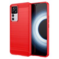 PROTEMIO 53032 FLEXI TPU Kryt pre Xiaomi 12T / 12T Pro červený