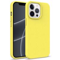 PROTEMIO 63354 ECO RUBBER Ochranný obal Apple iPhone 15 Pro žlutý