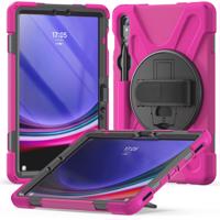 PROTEMIO 64180 SOLID Odolný kryt pro Samsung Galaxy Tab S9 tmavě růžový