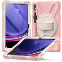 PROTEMIO 64182 SOLID Odolný kryt pro Samsung Galaxy Tab S9 světle růžový