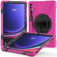 PROTEMIO 65147 SOLID Odolný kryt pro Samsung Galaxy Tab S9+ tmavě růžový