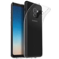 PROTEMIO 6630 Silikonový obal Samsung Galaxy A8 + (PLUS) 2018 průhledný