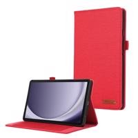 PROTEMIO 66389 FABRIC Zaklápěcí kryt pro Samsung Galaxy Tab A9 červený