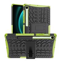 PROTEMIO 72368 STAND Extra odolný obal Samsung Galaxy Tab S9 FE zelený