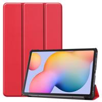 PROTEMIO 75287 LEATHER Zaklápací kryt pre Samsung Galaxy Tab S6 Lite 2024 / S6 Lite 2022 / S6 Lite červený
