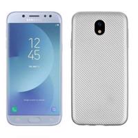 PROTEMIO 8891 FIBER Ochranný kryt Samsung Galaxy J7 2017 (J730) stříbrný