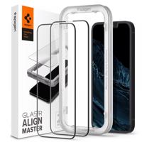 SPIGEN 34704 SPIGEN ALM FC 3D sklo Apple iPhone 14 Plus / iPhone 13 Pro Max černé - 2 kusy