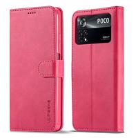 IMEEKE 43256 IMEEKE Peněženkový kryt Xiaomi Poco X4 Pro 5G růžový