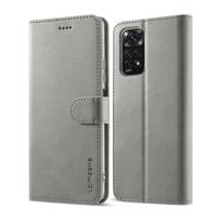 IMEEKE 58357 IMEEKE Peněženkový obal Xiaomi Redmi Note 12 Pro 5G šedý