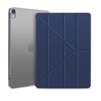 PROTEMIO 13234 LEATHER zaklapovací obal Apple iPad Pro 12.9 (2018) modrý