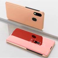 PROTEMIO 14518 MIRROR zaklapovací kryt Samsung Galaxy A30 / A20 růžový