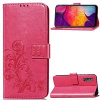 PROTEMIO 14647 ART Peňaženkový obal Samsung Galaxy A50 FLOWERS růžový