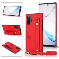 PROTEMIO 24590 STRAP Obal s řemínkem Samsung Galaxy Note 10 Plus červený