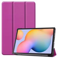 PROTEMIO 24659 LEATHER zaklapovací obal Samsung Galaxy Tab S6 Lite / S6 Lite 2022 (P610 / T615) fialový