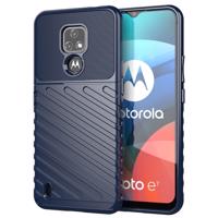 PROTEMIO 29253 THUNDER Ochranný kryt Motorola Moto E7 modrý