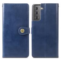 PROTEMIO 29389
LEATHER BUCKLE Peňaženkový obal Samsung Galaxy S21 5G modrý