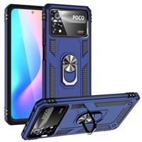 PROTEMIO 41702 RING Ochranný obal pre Xiaomi Poco X4 Pro 5G modrý