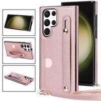 PROTEMIO 56470
NEA Ochranné pouzdro s řemínkem pro Samsung Galaxy S23 Ultra 5G růžový