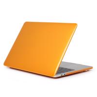 PROTEMIO 57814 CRYSTAL Plastový kryt pro Macbook Air 13 (M2 / M3) A2681 / A3113 oranžový