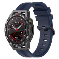 PROTEMIO 59913 RUBBER Silikonový řemínek Huawei Watch Buds / GT3 SE / GT3 Pro 46mm tmavomodrý