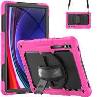 PROTEMIO 65155 SOLID 360 Obal pro Samsung Galaxy Tab S9 Ultra růžový