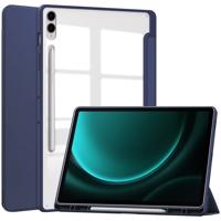 PROTEMIO 65789 CRYSTAL Zaklápěcí pouzdro Samsung Galaxy Tab S9 FE+ tmavě modré