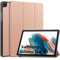 PROTEMIO 66396 LEATHER Zaklápěcí kryt Samsung Galaxy Tab A9 růžový