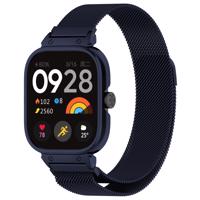 PROTEMIO 75318 SET MILANESE Kovový obal na hodinky + řemínek CMF Watch Pro modrý